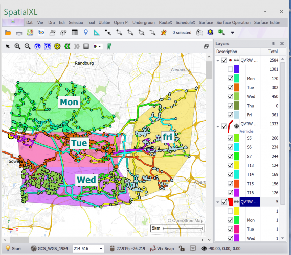 Quantitative Vehicle Routing